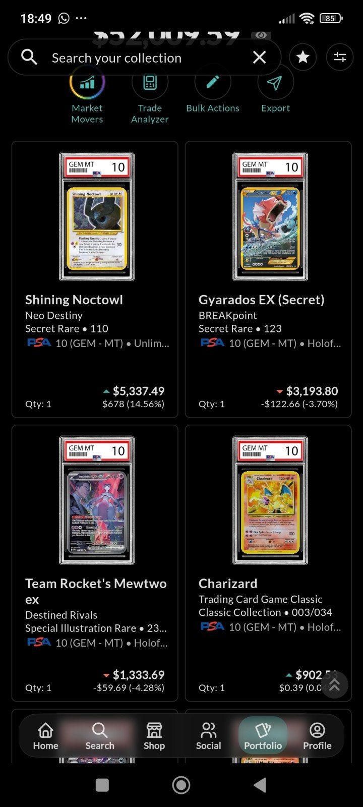 Pokémon PSA 10 te koop, Ophalen