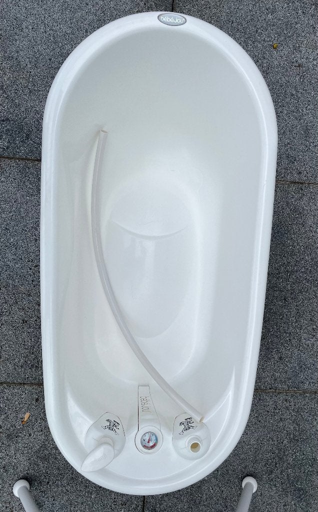 baignoire pour bébé bebejou avec thermomètre, Enlèvement, Comme neuf, Baignoire, Bébé-jou