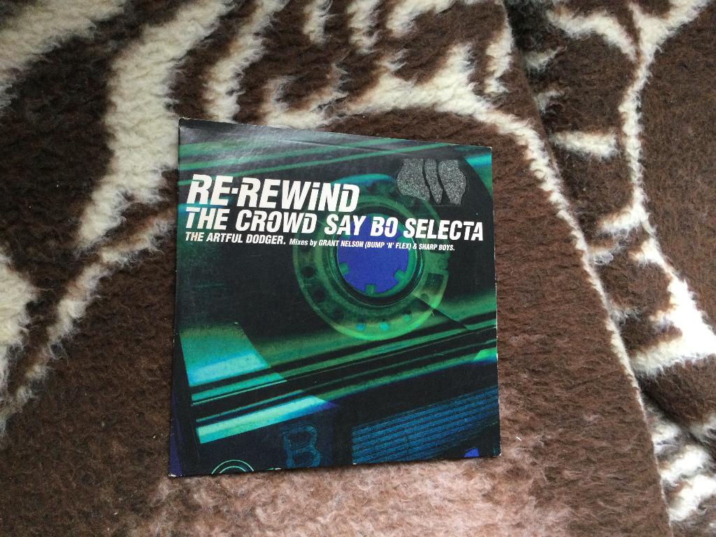 Artful Dodger  Re-Rewind The Crowd Say Bo Selecta CD single, Enlèvement ou Envoi