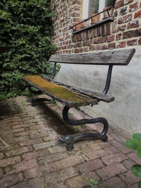 Zwanenbank / tuinbank / zwaar gietijzer, Enlèvement