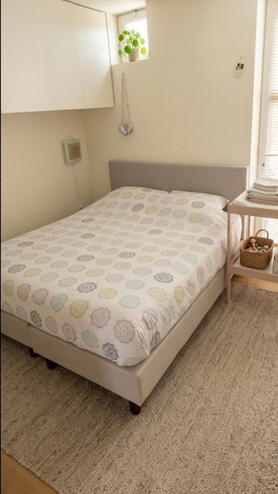 Licht beige boxspring, Ophalen