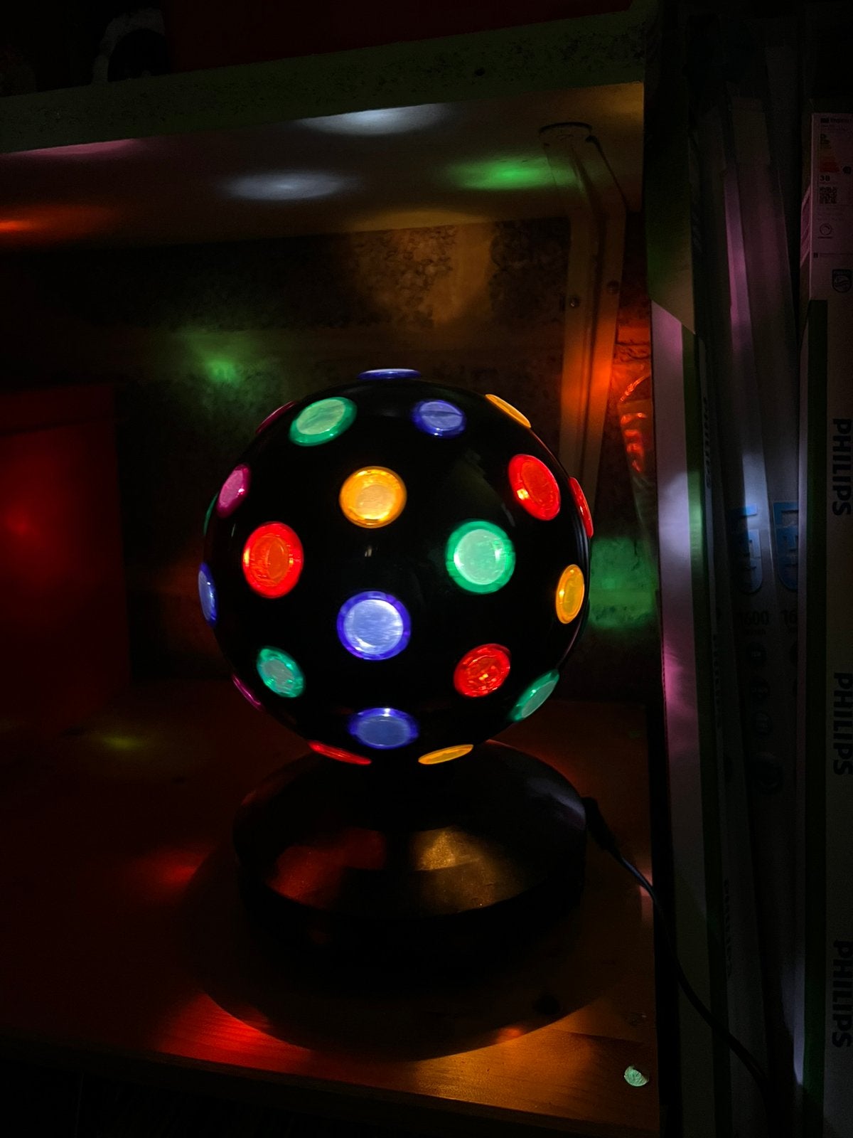 Disco verlichting, Muziek en Instrumenten, Ophalen, Zo goed als nieuw