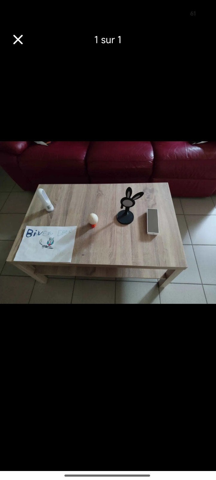 table basse .qq marqueurs mais minime, Enlèvement
