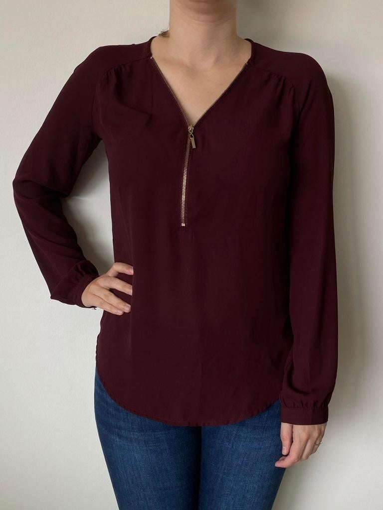 Haut prune Pimkie taille S légèrement transparent, Vêtements | Femmes, Blouses & Tuniques, Porté, Taille 36 (S), Enlèvement