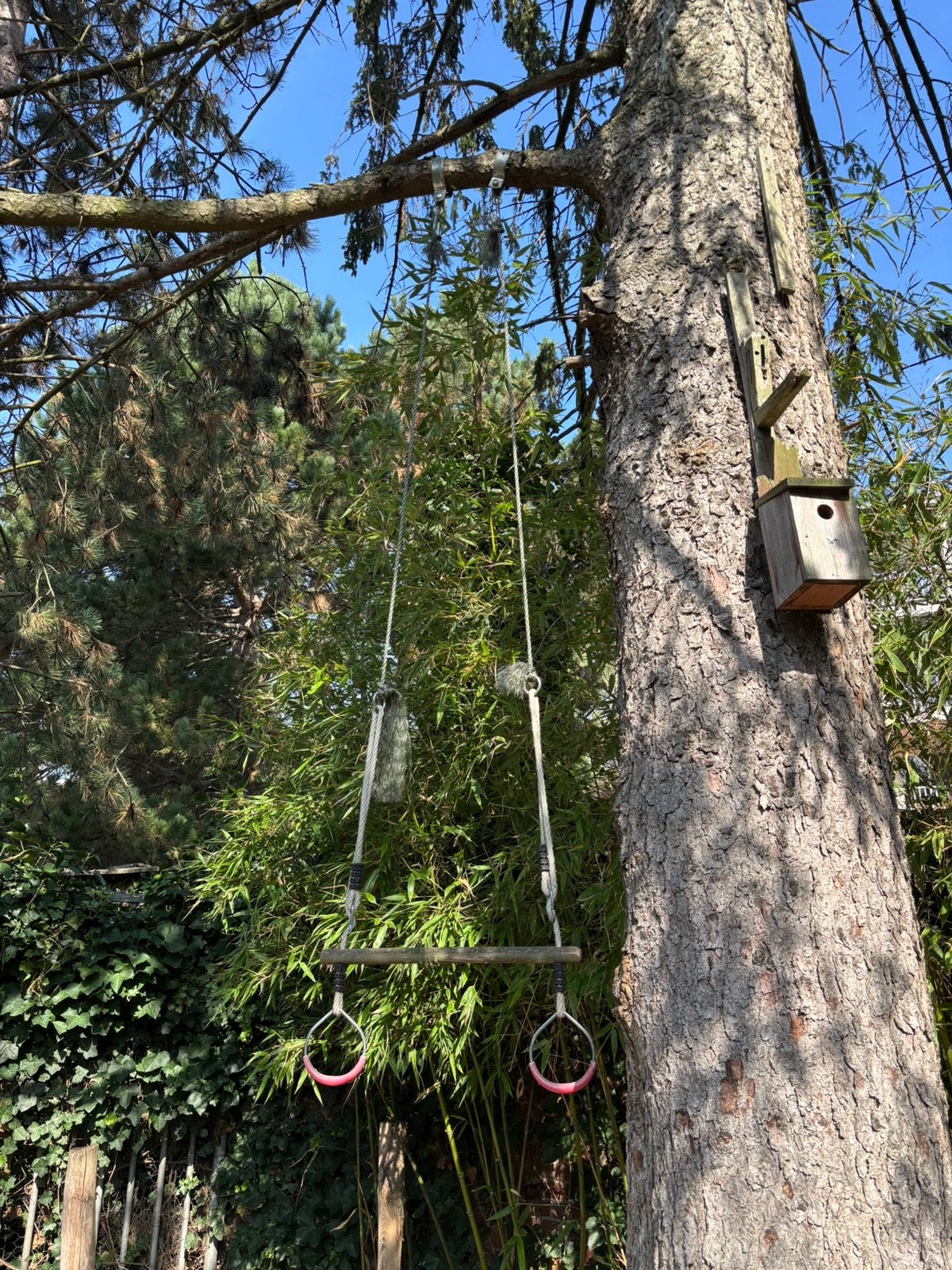 Trapeze met ringen, Ophalen, Gebruikt