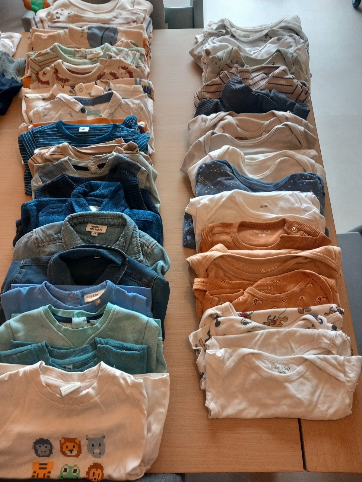Jongenskleertjes maat 80-86, Kinderen en Baby's, Babykleding | Baby-kledingpakketten, Ophalen, Gebruikt, Maat 80