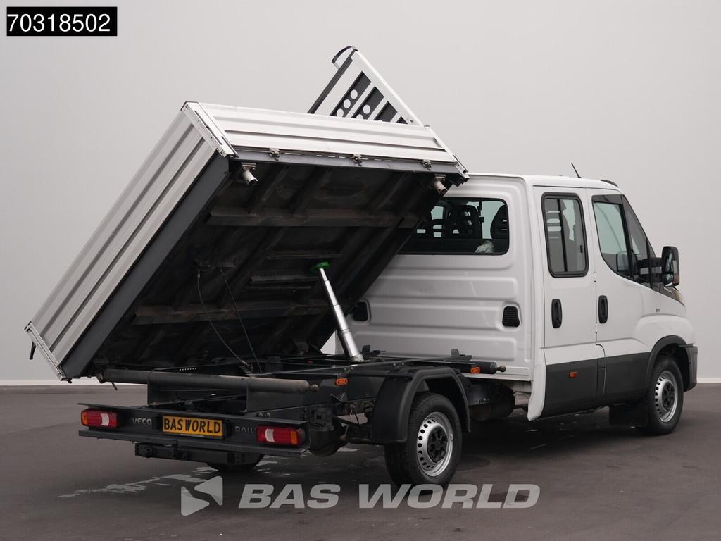 Iveco Daily 35S16 Automaat Driezijdige Kipper Dubbel Cabine, Auto's, Bestelwagens en Lichte vracht, Automaat, Stof, Gebruikt, Euro 6