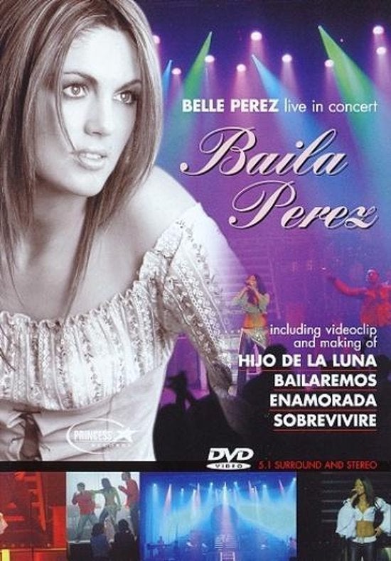 Belle Perez ‎– Baila Perez Live In Concert (DVD, Ophalen of Verzenden, Zo goed als nieuw