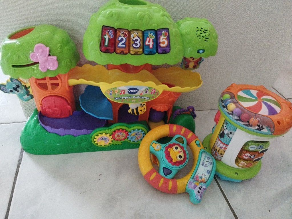 Vtech ballenboom en andere, Ophalen, Zo goed als nieuw, 0 tot 6 maanden