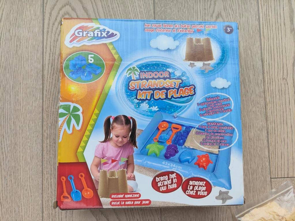 Kinetisch speelzand, Ophalen