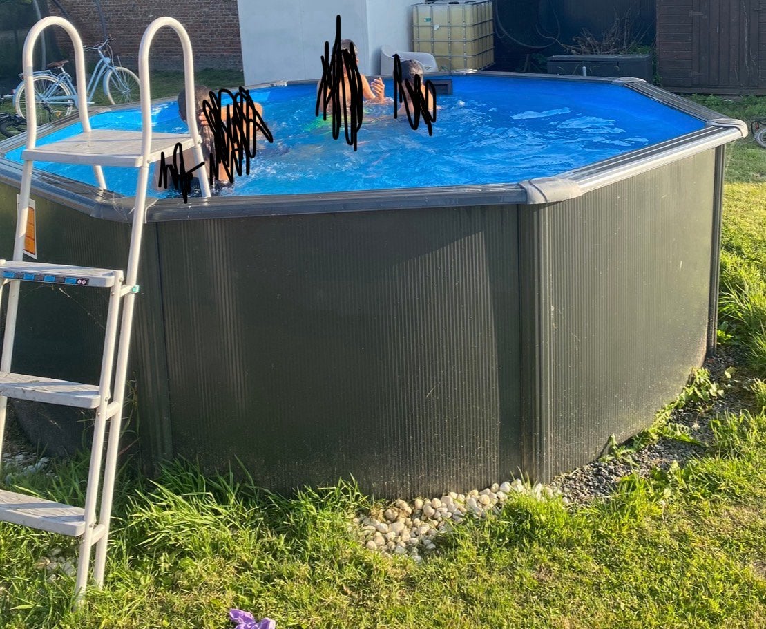 Piscine GRE 370x122, Jardin & Terrasse, Enlèvement, Comme neuf