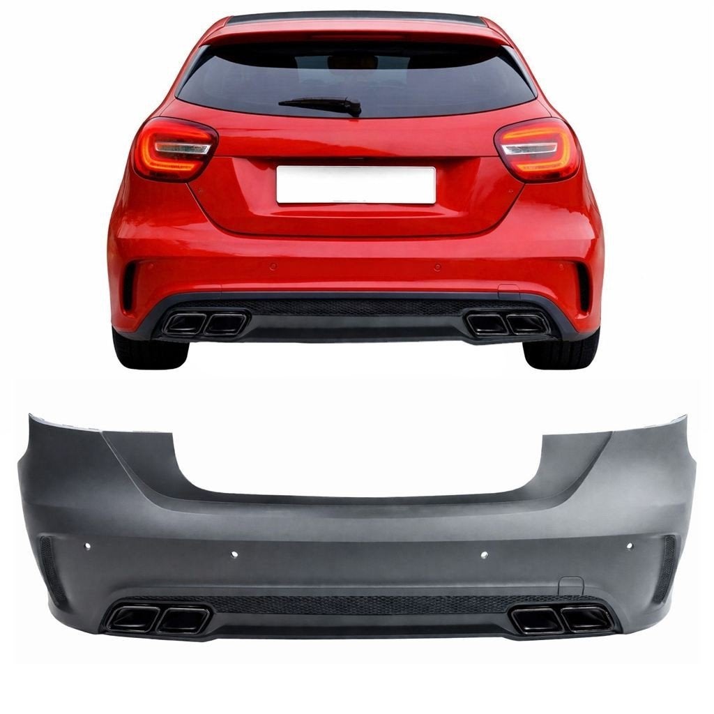 Achterbumper Set Amg Look Geschikt voor Mercedes A Klasse W1, Verzenden