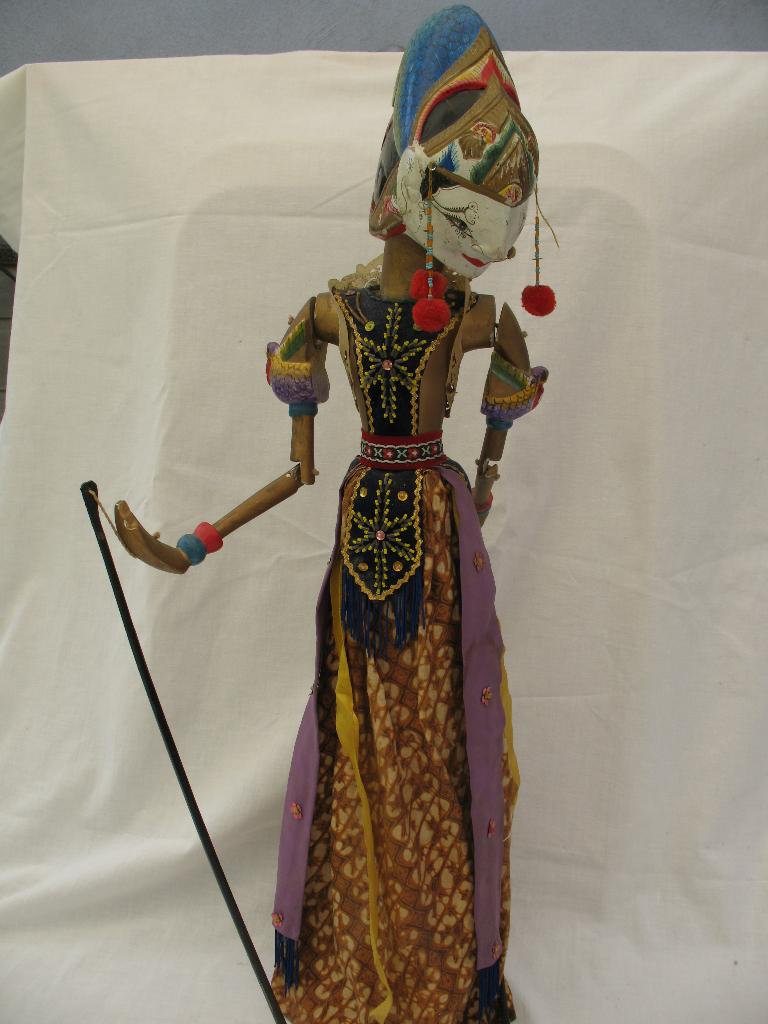 Vintage grote Wayang Golek pop (nr.6), Enlèvement ou Envoi