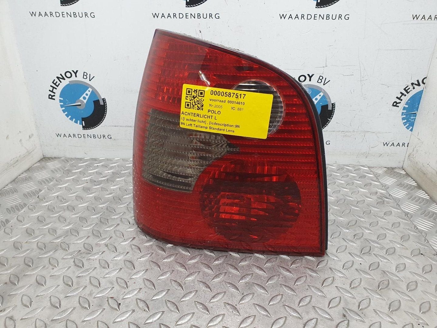 VOLKSWAGEN POLO 1.4-16V Turijn ACHTERLICHT L 2005, Enlèvement ou Envoi, Utilisé, ARN reconnu