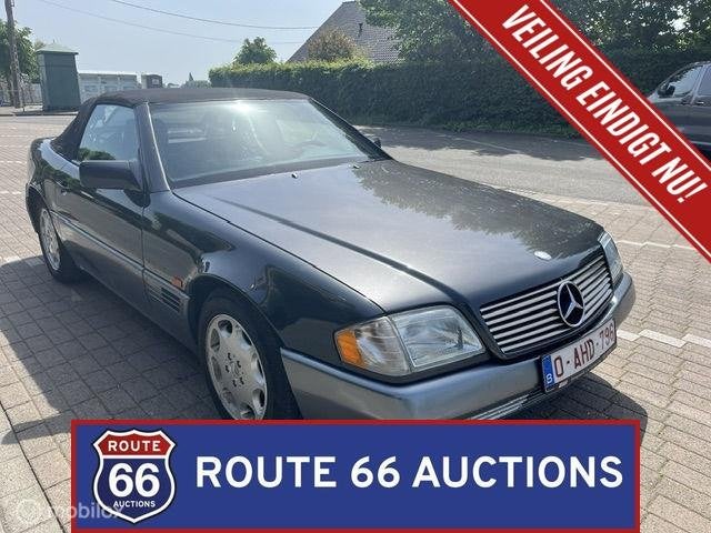 Mercedes-Benz 280 SL | 1995 | Route 66 Auctions, Auto's, Zwart, Mercedes-Benz, Bedrijf, Handgeschakeld