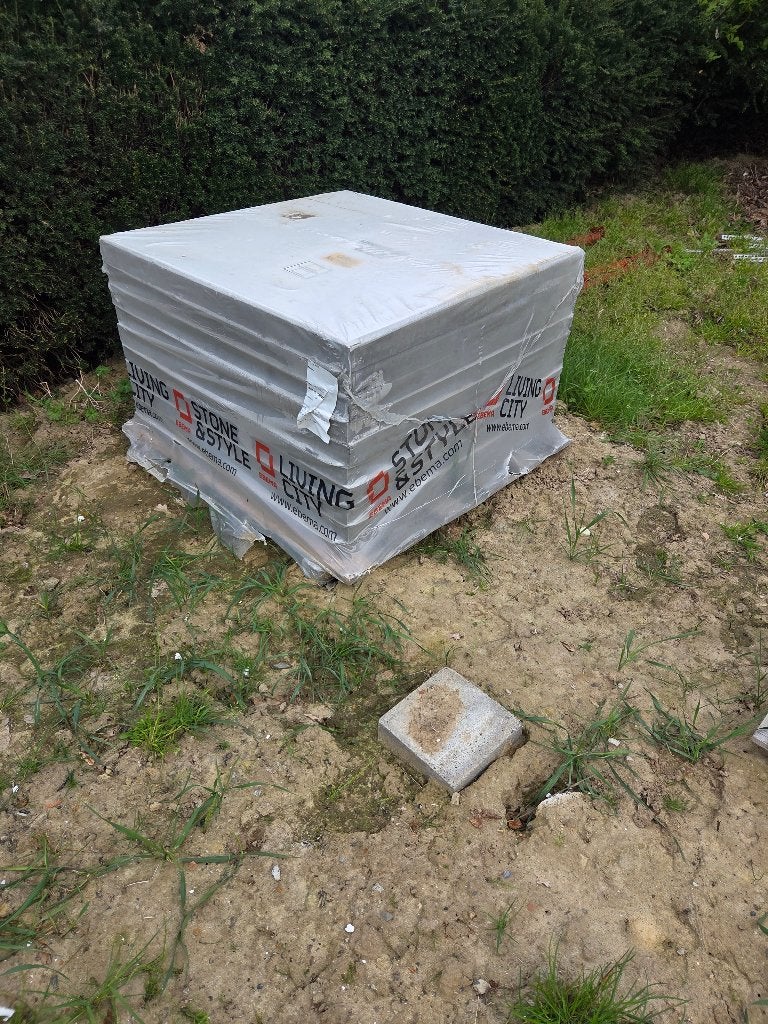 Megategel Carreau 100x100cm (NIEUW NOG OP PALLET), Doe-het-zelf en Bouw, Ophalen, 60 cm of meer, Nieuw, 10 m² of meer