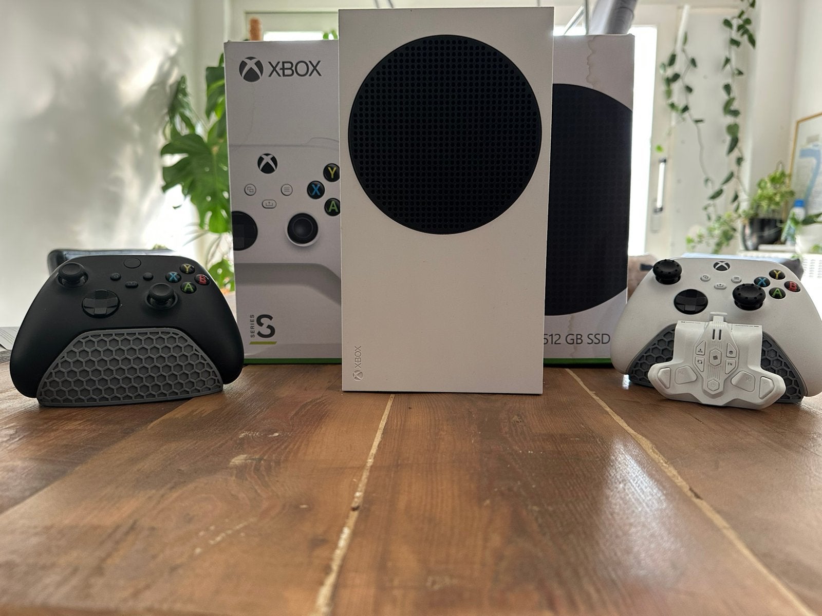 Xbox Series S 512GB Bundle – 2 Controllers & battypacks, Games en Spelcomputers, Ophalen, Zo goed als nieuw, Xbox Series S