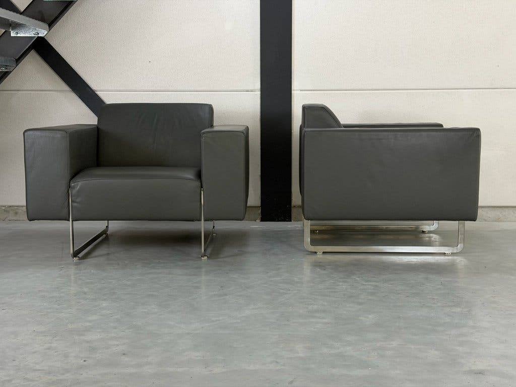 Artifort Mare fauteuils - set van 2 - zeer goede staat, Ophalen, Leolux Montis Rolf Benz Minotti Pode, 75 tot 100 cm, Zo goed als nieuw