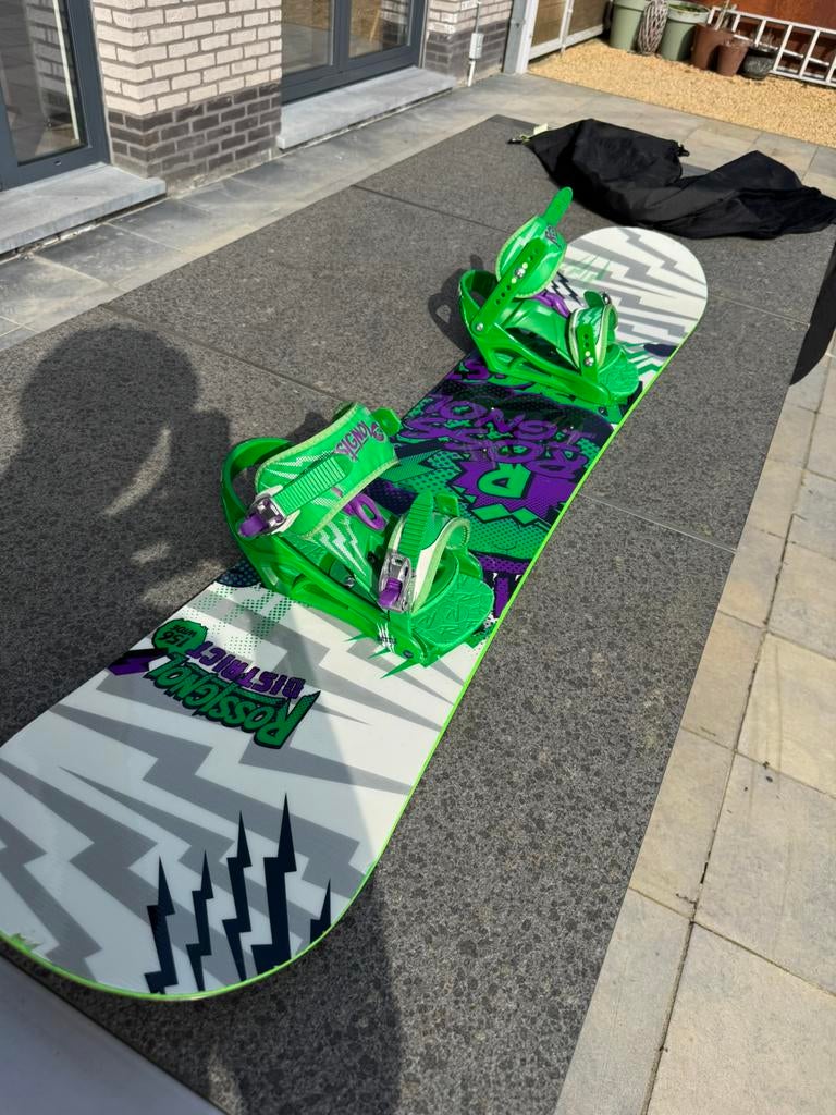 Rossignol District Snowboard 156 cm recent gewaxed &geslepen, Sport en Fitness, Snowboarden, Ophalen, Gebruikt
