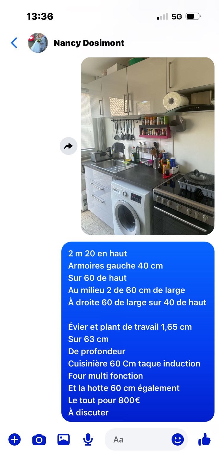 À vendre, Gris, Brillant ou Laqué, Bois, Comme neuf