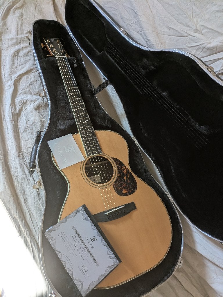 Furch Vintage 2 OM-SR a, Ophalen, Zo goed als nieuw, Western- of Steelstringgitaar, Met koffer