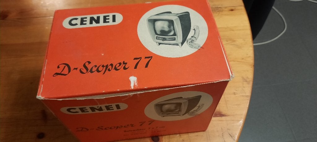 Visionneuse de diapos vintage, Enlèvement