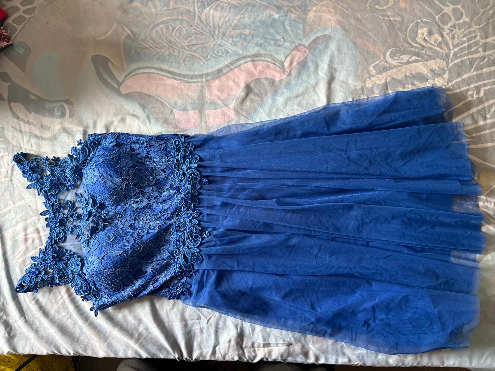 Blauw kleedje, Kleding | Dames, Gelegenheidskleding, Overige typen, Blauw, Nieuw, Ophalen of Verzenden