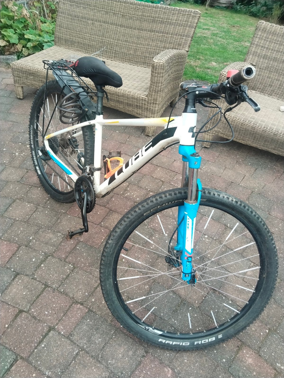 cube mountainbike, Fietsen en Brommers, Gebruikt, 45 tot 49 cm, Schijfrem, Ophalen
