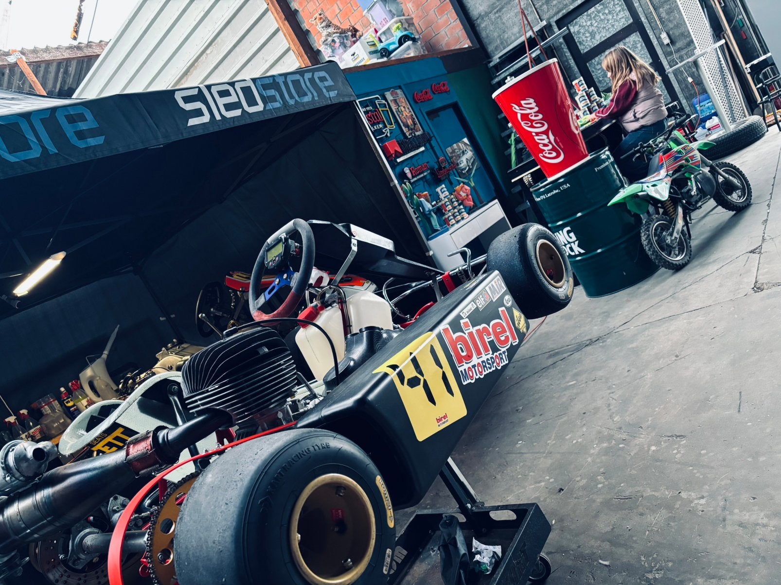 Birel kart met 100cc CRG Motor Volledig Gereviseerd!, Enlèvement, Kart