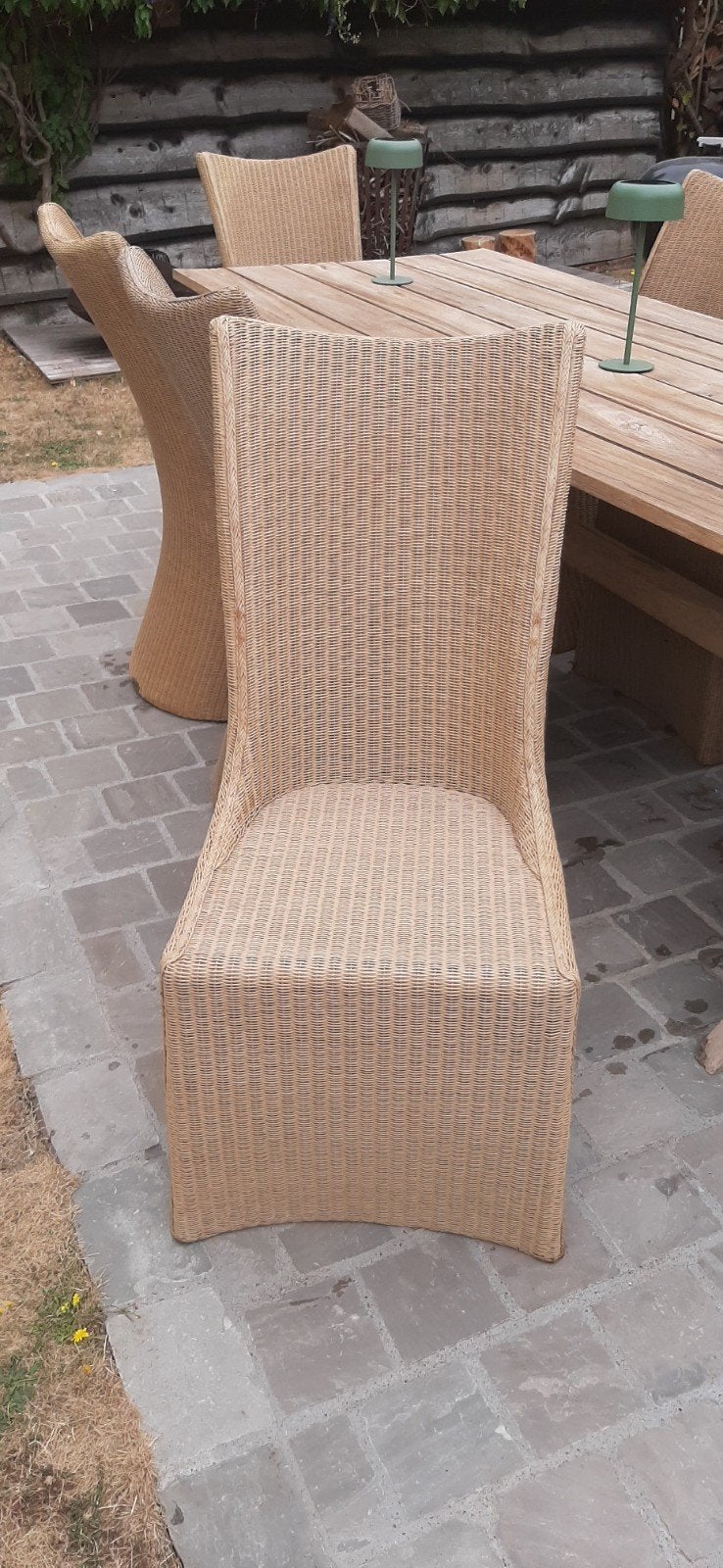 8 Chaises pour intérieur/extérieur en LLOYD LOOM, Enlèvement, Comme neuf, Autres couleurs, Cinq, Six Chaises ou plus