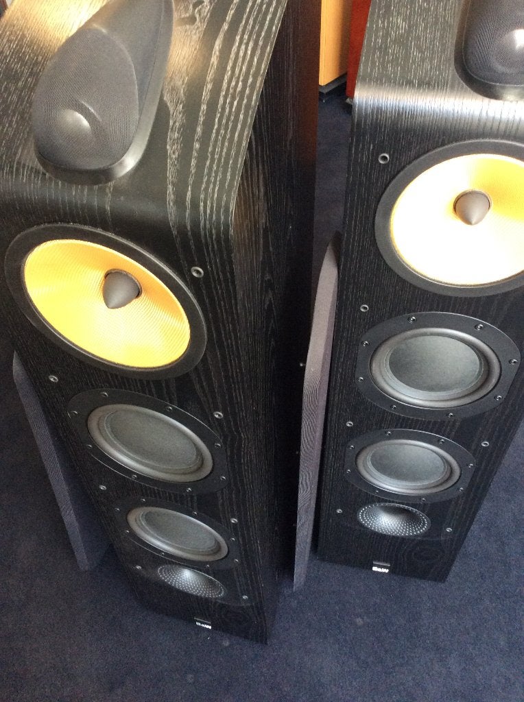 haut-parleurs Bowers & Wilkins 703 noirs, TV, Hi-fi & Vidéo, Enlèvement, Utilisé, Bowers & Wilkins (B&W), Enceinte colonne