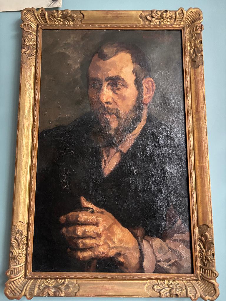 Antiek schilderij van Edouard Thiebaus, Enlèvement