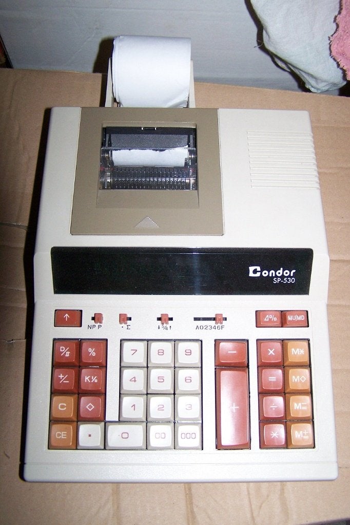 Machine à calculer de bureau « condor, Divers, Enlèvement, Neuf