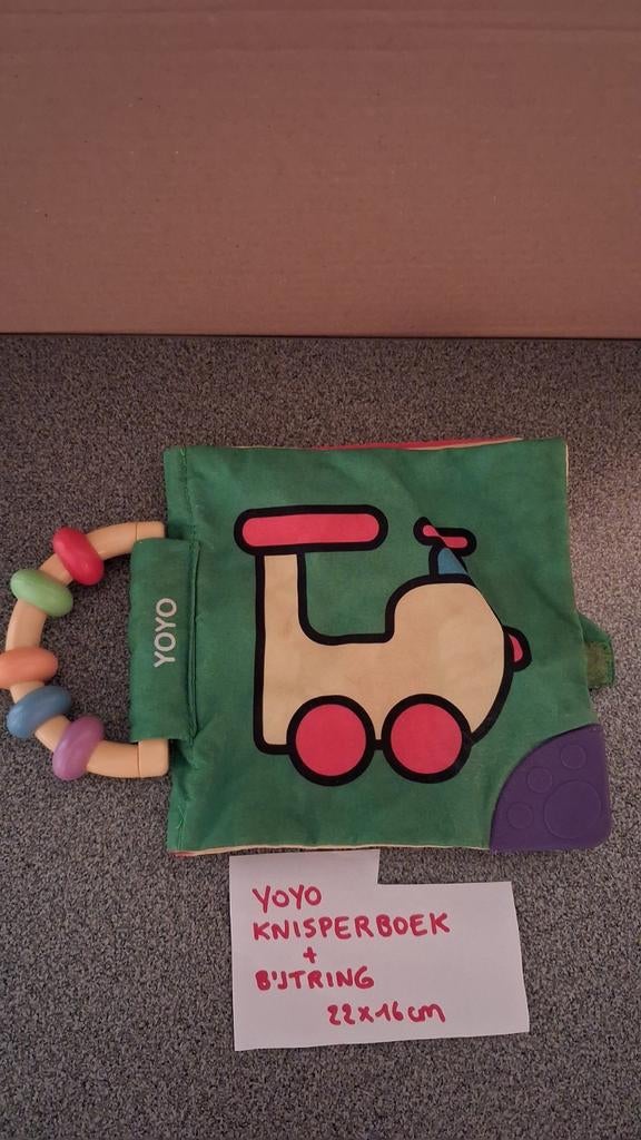 Knisperboek met bijtring Yoyo, Kinderen en Baby's, Ophalen of Verzenden, Nieuw, Overige typen