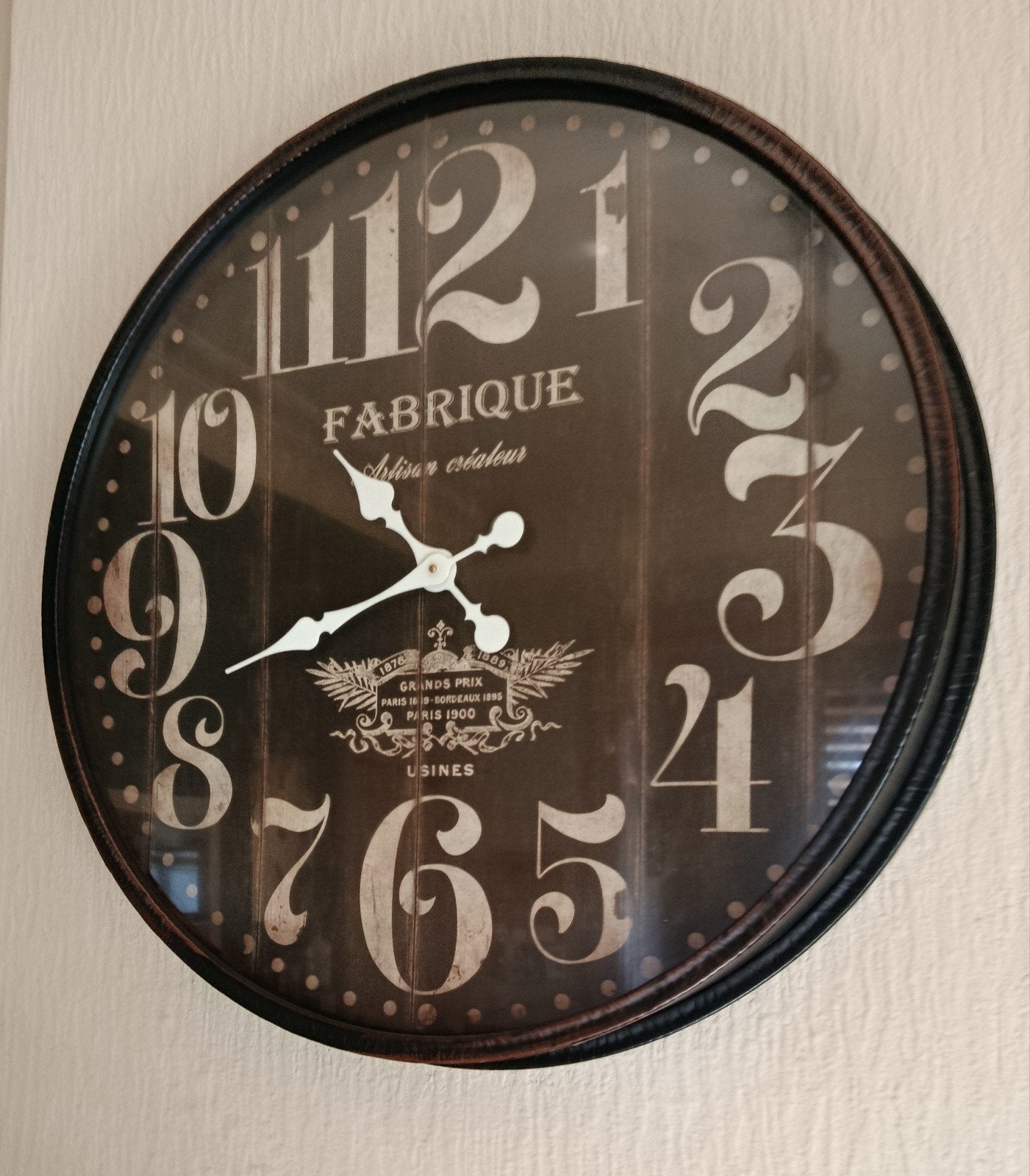 Horloge murale 80cm de diamètre, Huis en Inrichting, Woonaccessoires | Klokken, Wandklok
