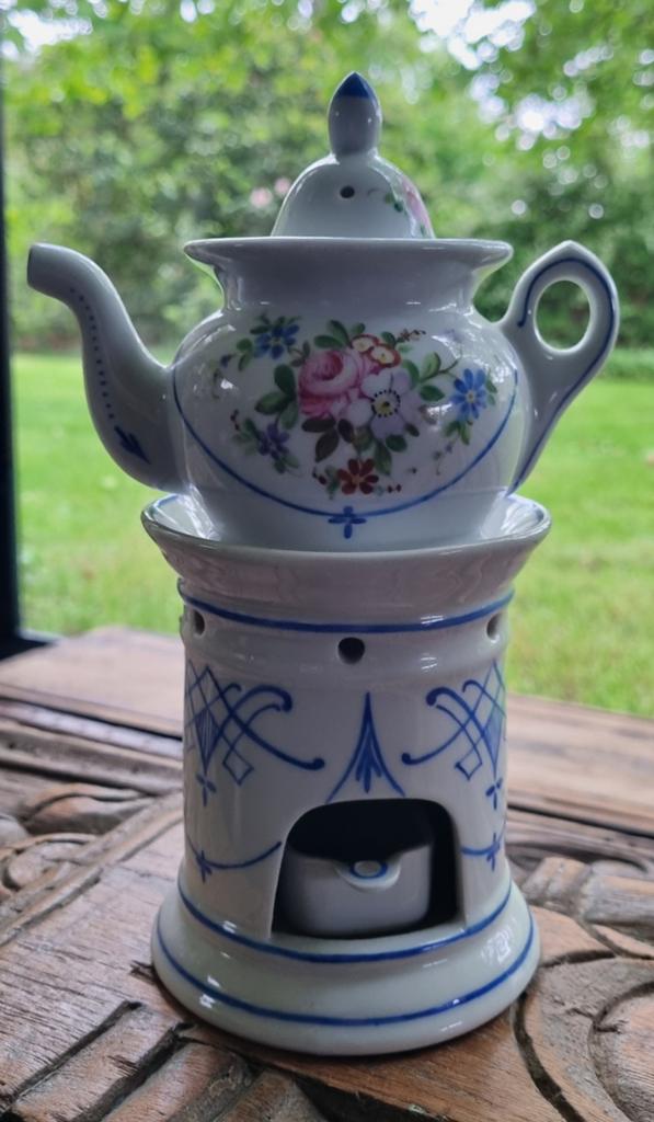 Theepot met warmhouder, Ophalen, Nieuw