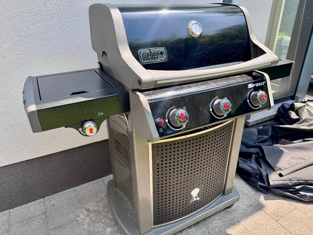 Weber Barbeque GAS Spirit classic E320 + nieuwe gasfles, Tuin en Terras, Gasbarbecues, Ophalen, Gebruikt, Weber spirit
