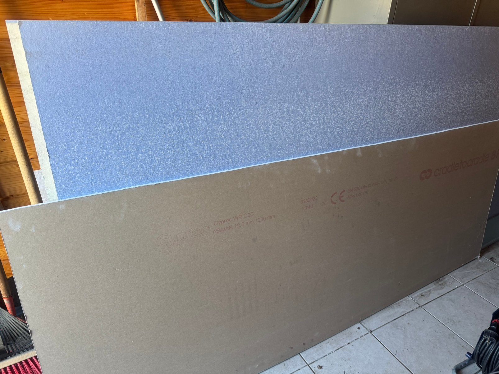 2 x Gyproc Glasroc H plaat ABA, Doe-het-zelf en Bouw, Ophalen, Nieuw