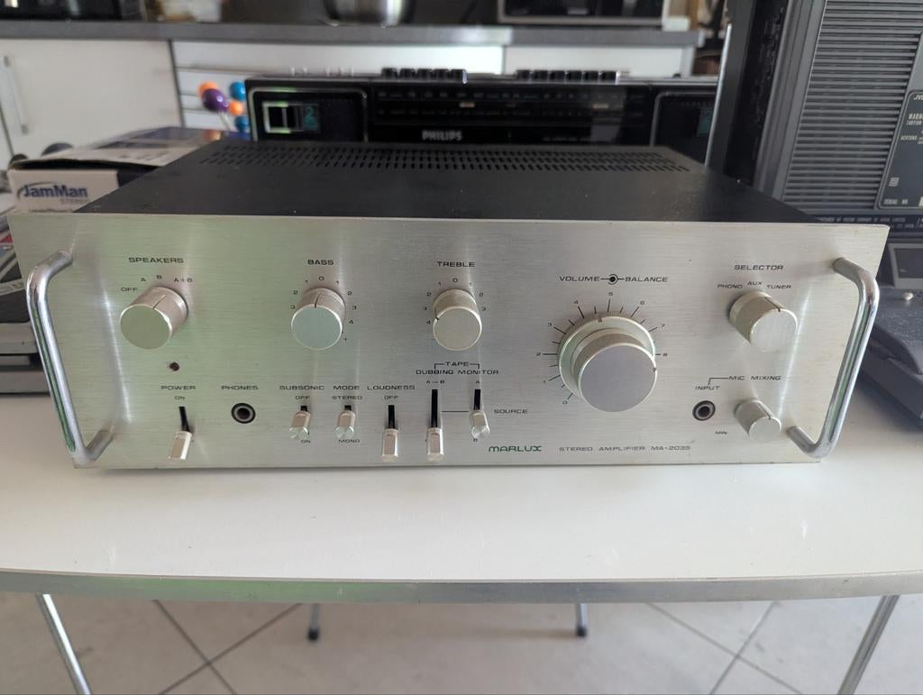 Marlux MA-2035 Vintage Versterker 70's, Ophalen, Versterker