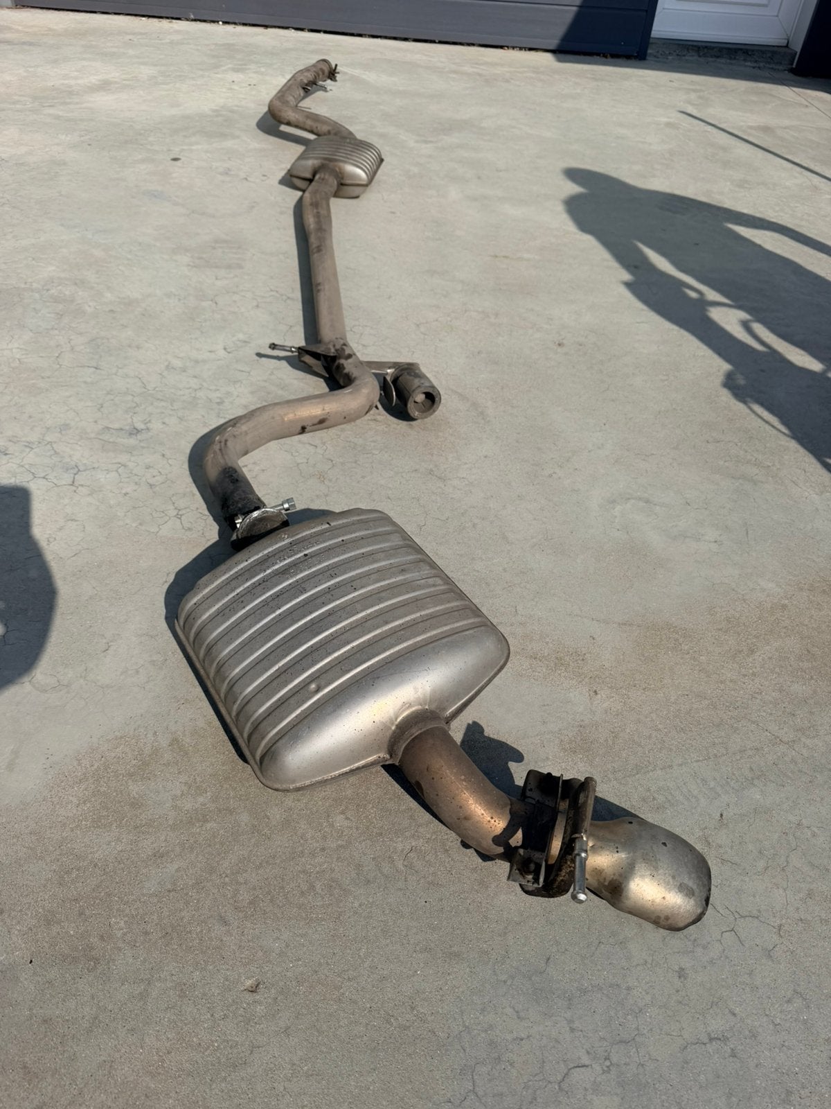 Originele uitlaat BMW 318d / 320d M47 – E90/E91, Ophalen, Gebruikt, BMW