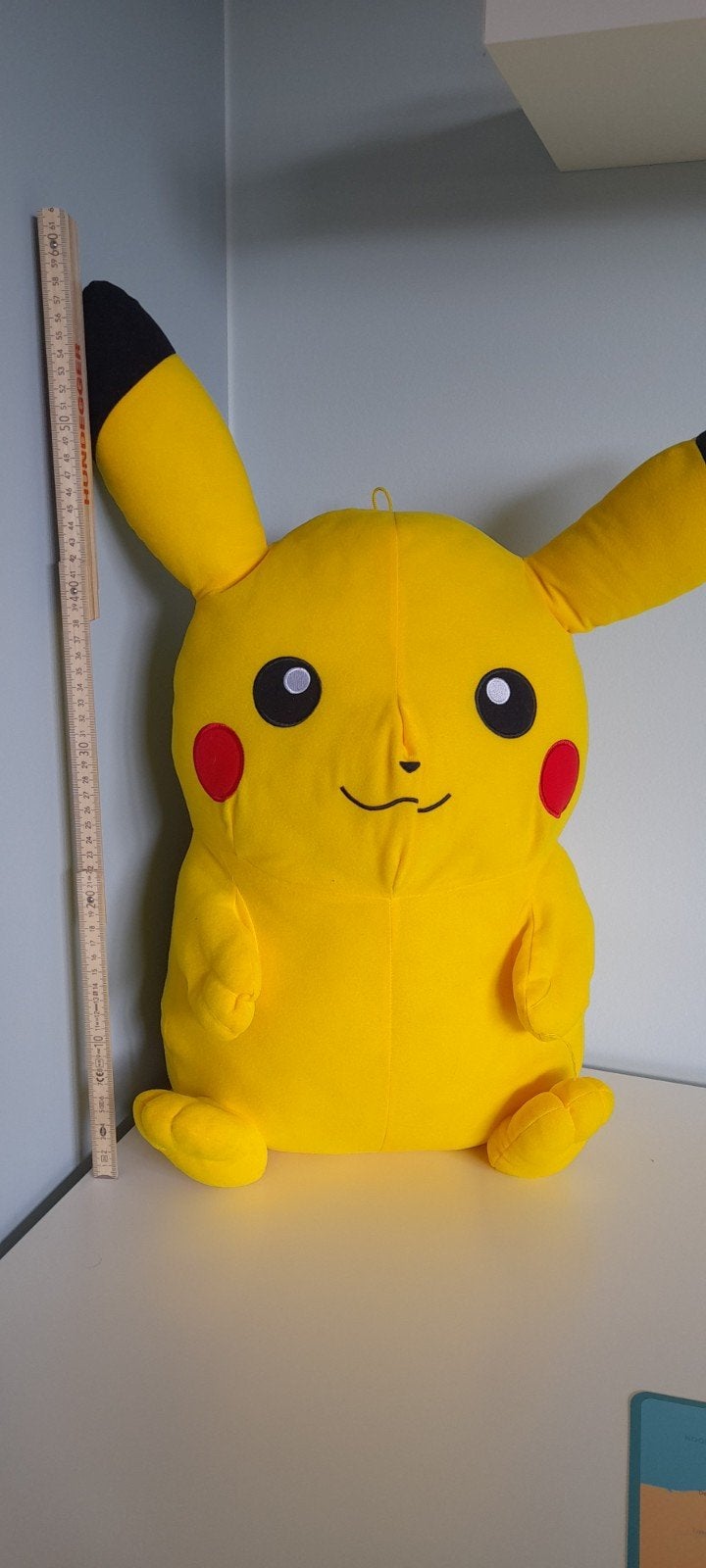 Pokémon knuffel 50cm, Kinderen en Baby's, Speelgoed | Knuffels en Pluche, Ophalen, Geel, Zo goed als nieuw, Pokémon