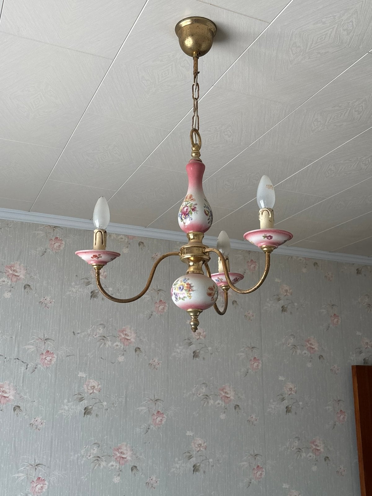 Mooie kroonluchter, Huis en Inrichting, Lampen | Kroonluchters, Ophalen, Zo goed als nieuw