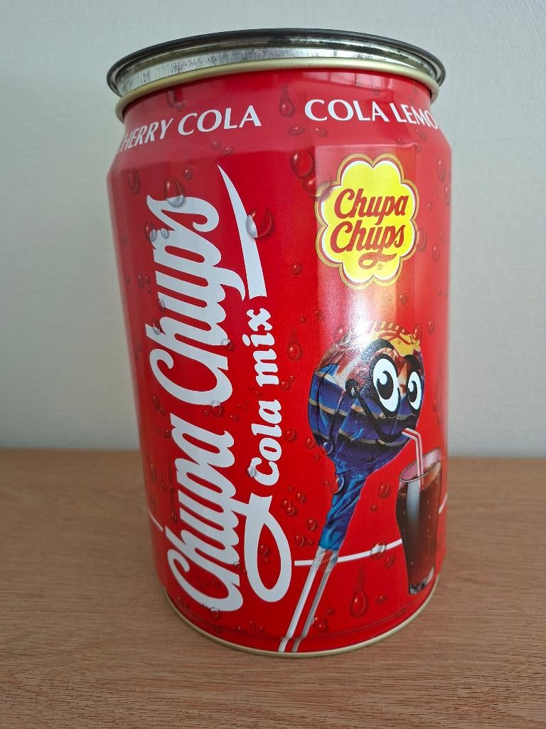 Boîte de rangement en étain Chupa Chups Cola Mix, Enlèvement ou Envoi, Utilisé, Autre