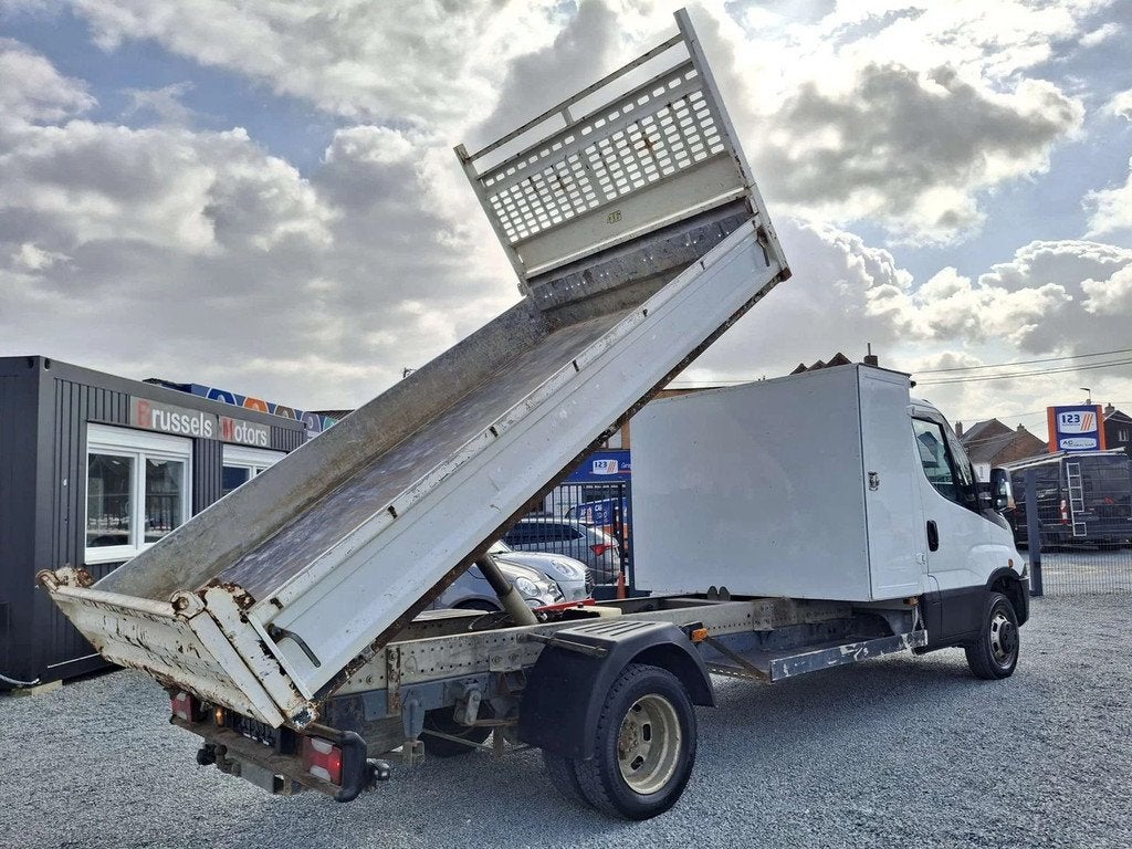 Iveco Daily 35C15 benne basculante 3.0 (bj 2016), Auto's, Euro 5, Gebruikt, Iveco, Wit