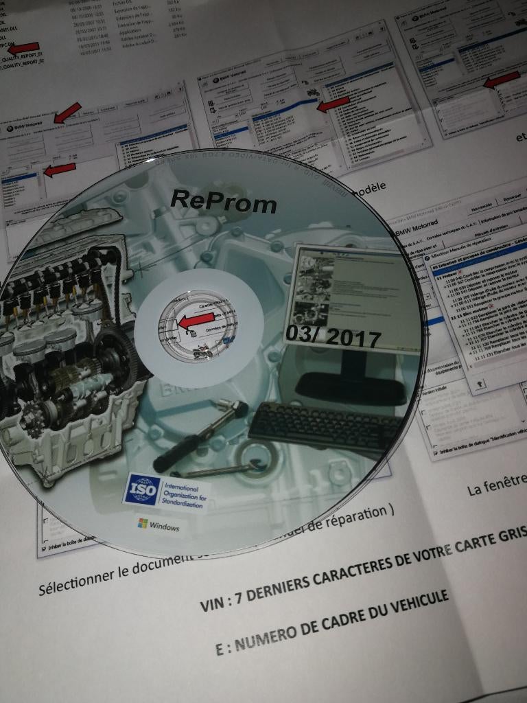 BMW repair & service  cd rom, Motoren, Handleidingen en Instructieboekjes, Ophalen of Verzenden, BMW