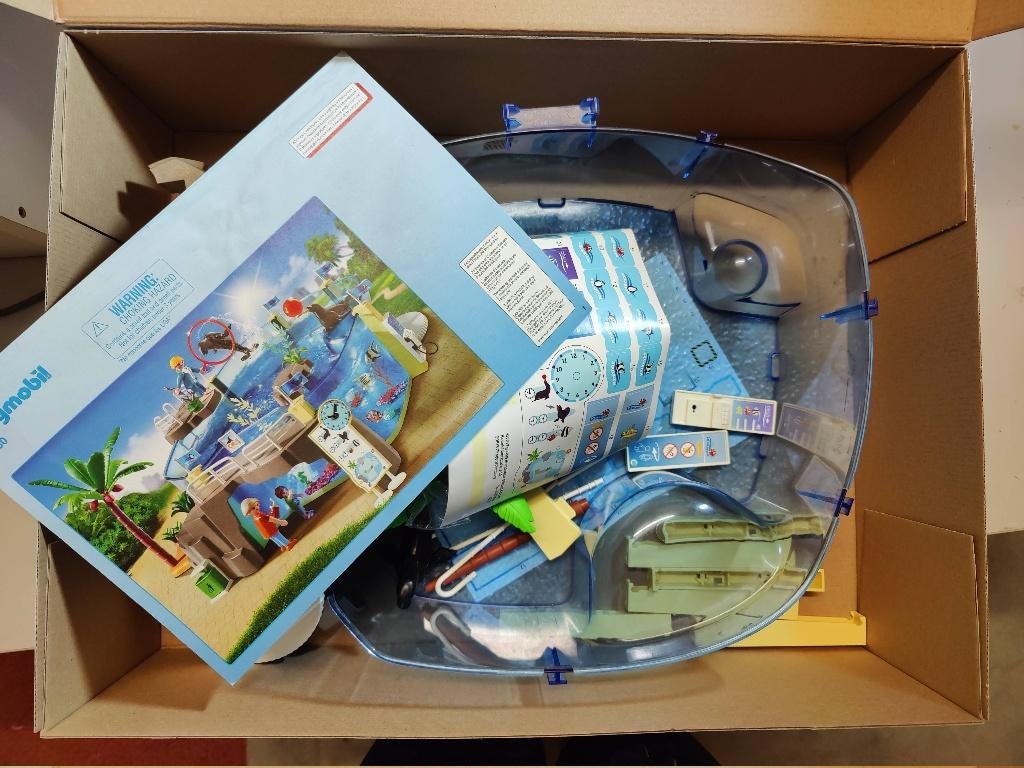 Playmobil 9060 Aquarium, Ophalen, Zo goed als nieuw, Complete set
