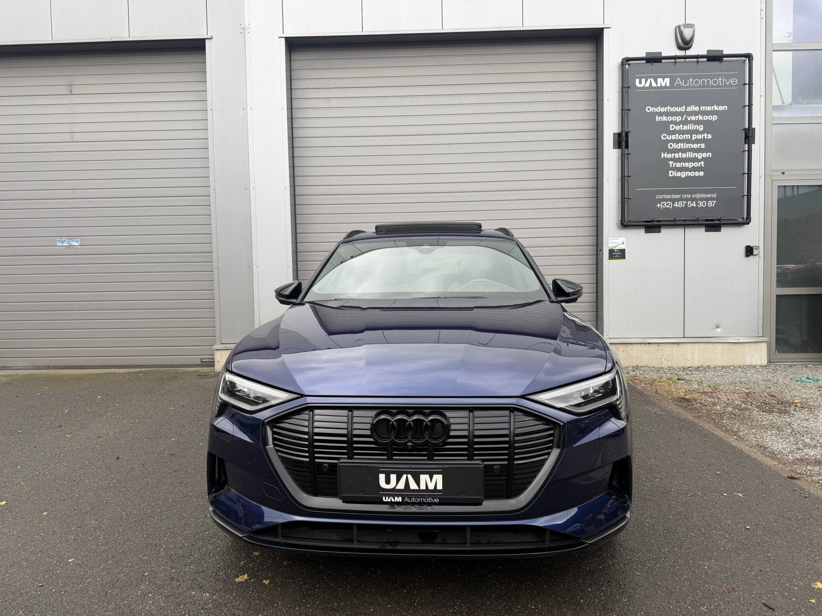Audi e-tron 55 - Pano - HUD - B&O - Full option, Autos, Cuir, Achat, Entreprise, Noir