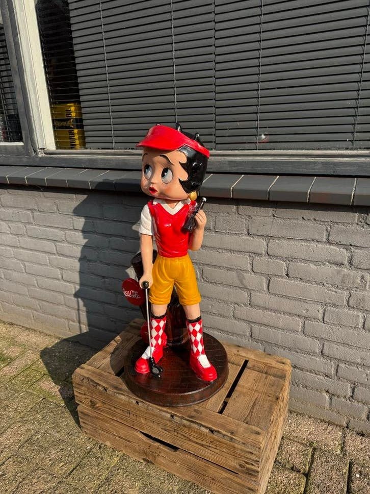 Vintage Betry Boop Coca Cola beeld, Verzamelen