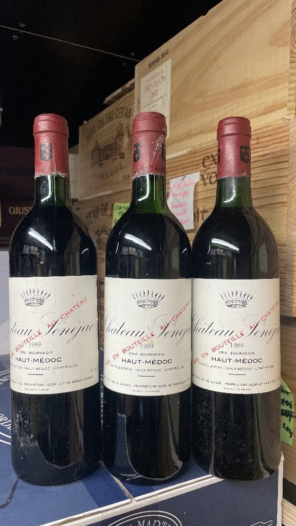 3X senejac 1989 haut médoc, Enlèvement ou Envoi