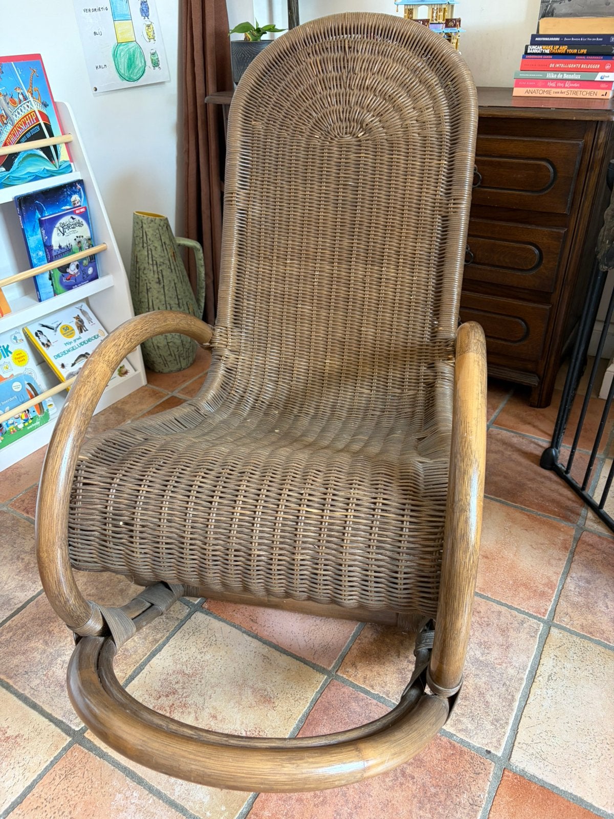 Schommelstoel - zeer goede staat, Huis en Inrichting, Stoelen, Ophalen, Zo goed als nieuw